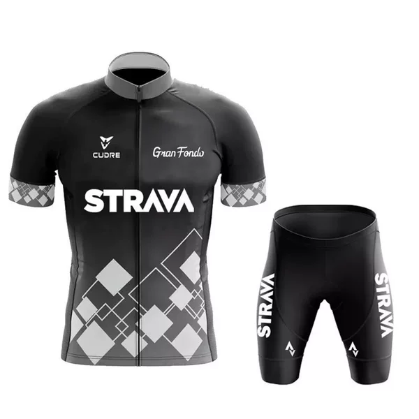 Cycling Short-Sleeved Suit Sweat-Wicking and Moisture-Absorbent Event Cycling Suit Team Version Cross-Border Cycling Suit New Strava