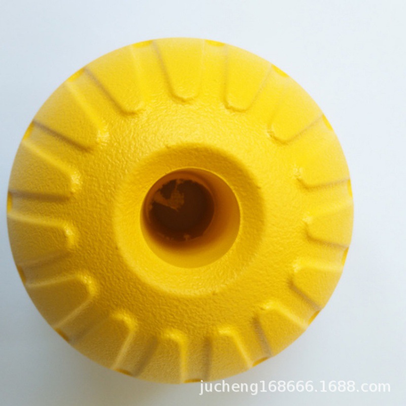 노란색 9cm 중공 구