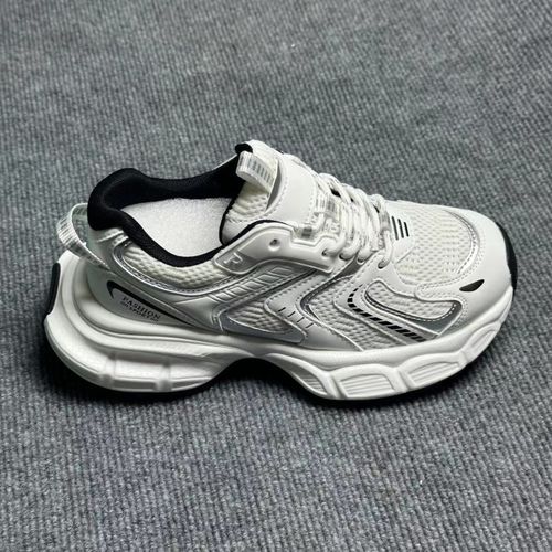 Zhao Lusi Style Silver Dad Jumpsuit Women's 2025 Summer Thick Sole Mesh Air-Permeable Sports Casual Shoes