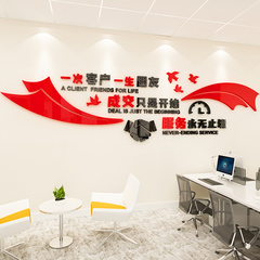 IYR7房產中介門店牆面布置勵志牆貼畫標語辦公室公司企業文化牆裝