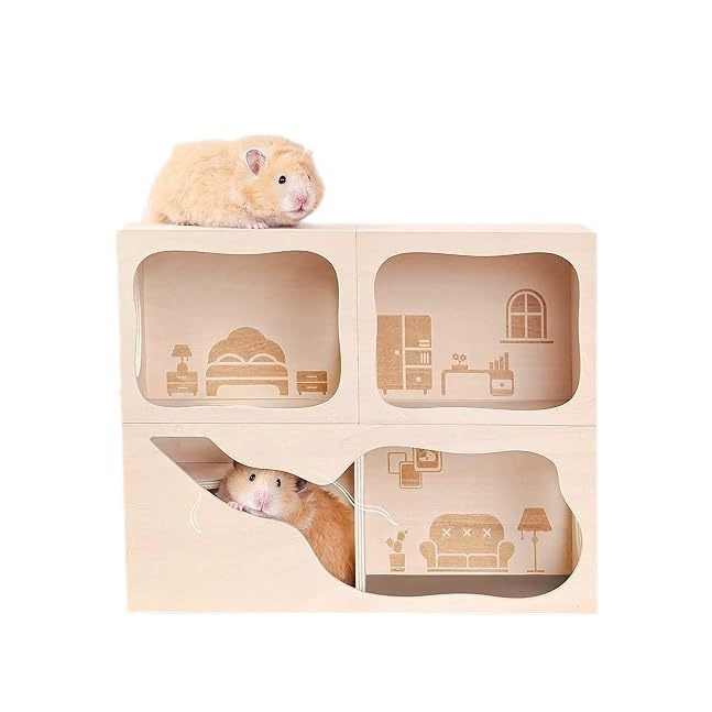 Дом, вилла из натурального дерева, качели, игрушка, может кусаться