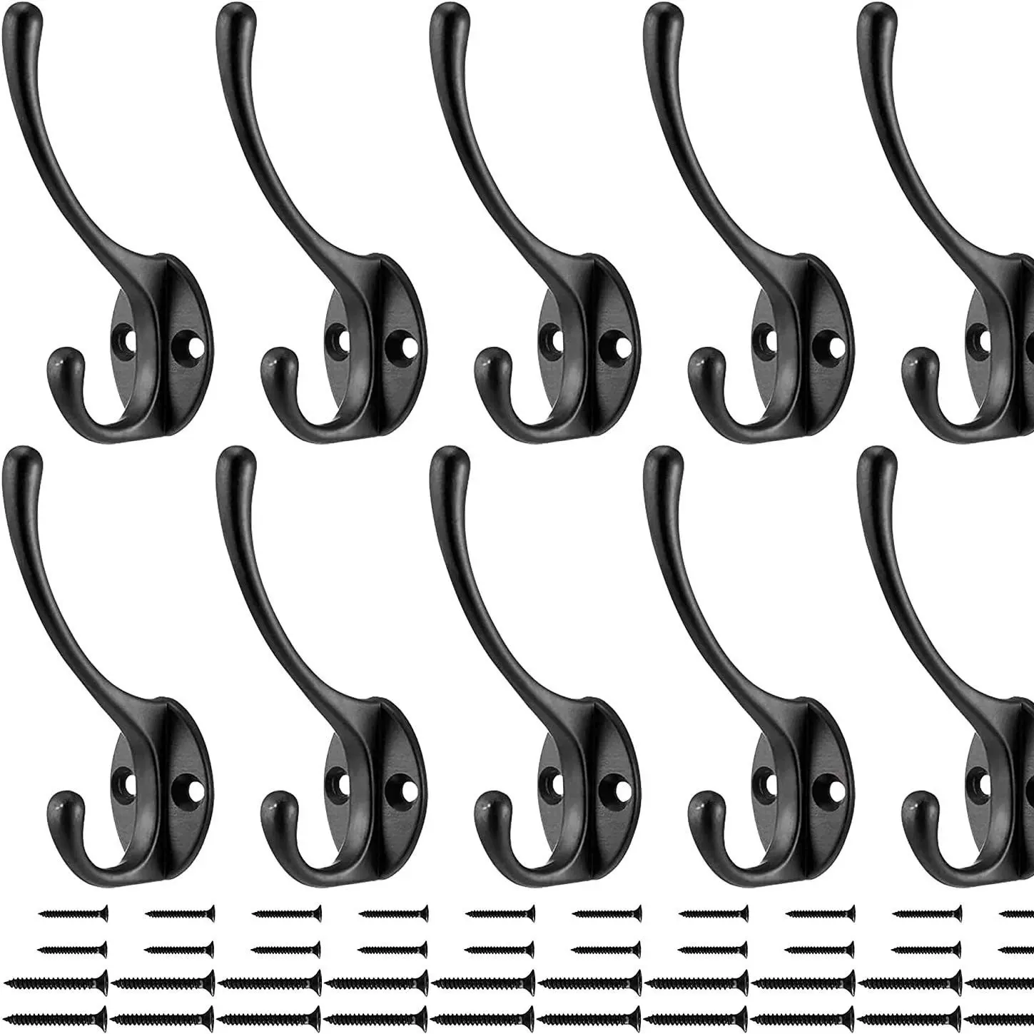 跨境专供玄关锌合金挂衣钩 欧式仿古复古橱柜衣帽钩 卫生间挂钩