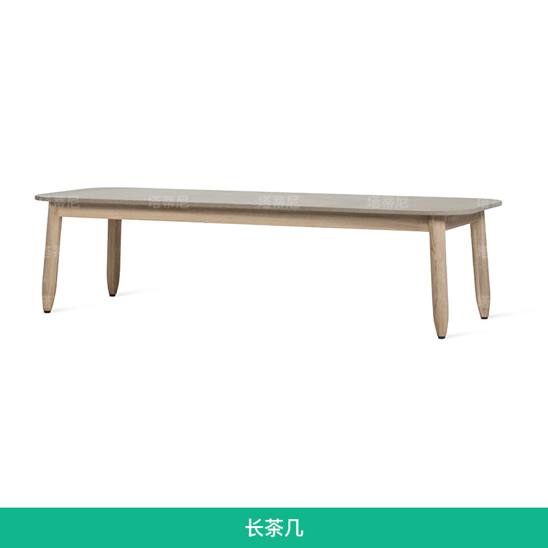 Sofá de madera maciza para exteriores, para patio, jardín, hotel, villa, ocio al aire libre, teca anticorrosión, muebles resistentes al agua y a la intemperie. image 10