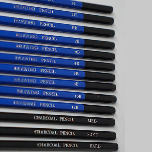Inspiration Sketch Set 2B Pencil, Sketch Pen, Charcoal Pen, HB Pencil, Drawing Pen, Art Student Supplies