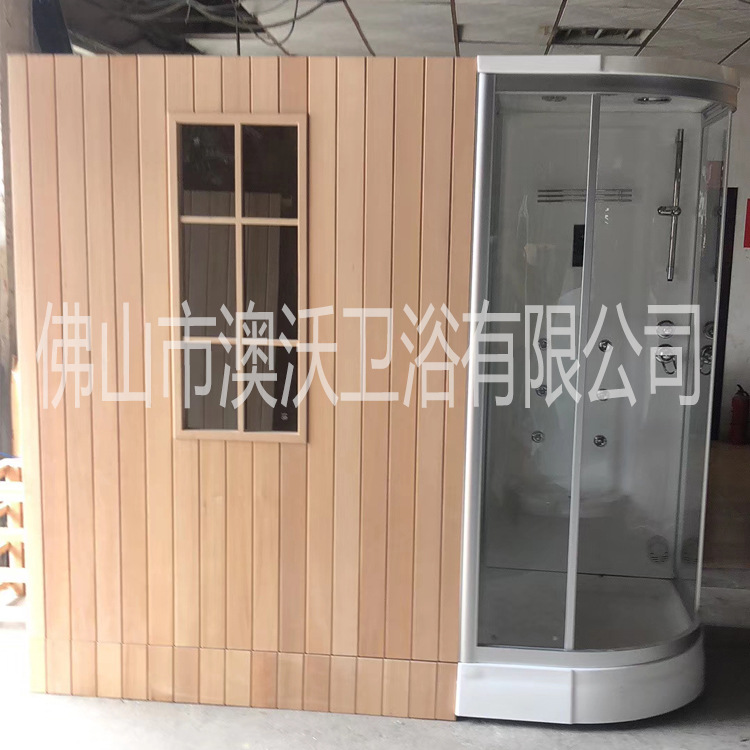 Los fabricantes suministran ducha masaje sala de vapor seco y húmedo baño de vapor integrado húmedo sauna de vapor ducha Sala integrada