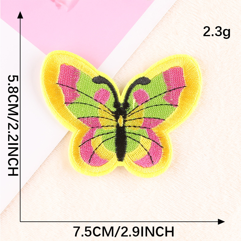 Miles de tiendas de bordado de computadora, aditivos de ropa, mariposas de animales, parches DIY, emblemas bordadas, pegatinas de tela.