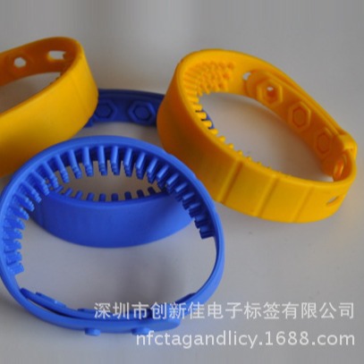 rfid硅胶手腕带 硅胶手腕带 NFC射频硅胶手带 射频识别腕带