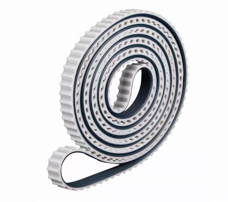 AT105M8M double-sided green fabric transmission belt T5T10 circular industrial seamless polyurethane synchronous belt