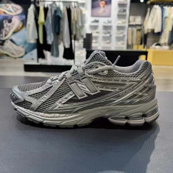 莆田ランニングシューズ NB1906 ホワイトシルバー通気性液体銀増強ダッドシューズ男性と女性のカジュアルスポーツシューズファッション|undefined