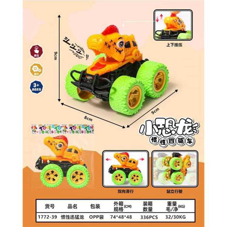 Coche de juguete de tracción en las cuatro ruedas inercial para niños, acrobacias para niños, vehículos todoterreno, niños, juguetes para niños, puestos al por mayor
