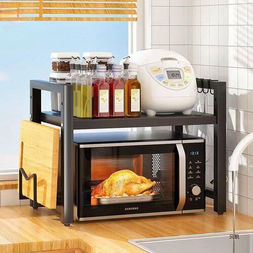 Kitchen microwave shelf rack multi-functional stand multi-layer home oven countertop rice cooker storage free shipping