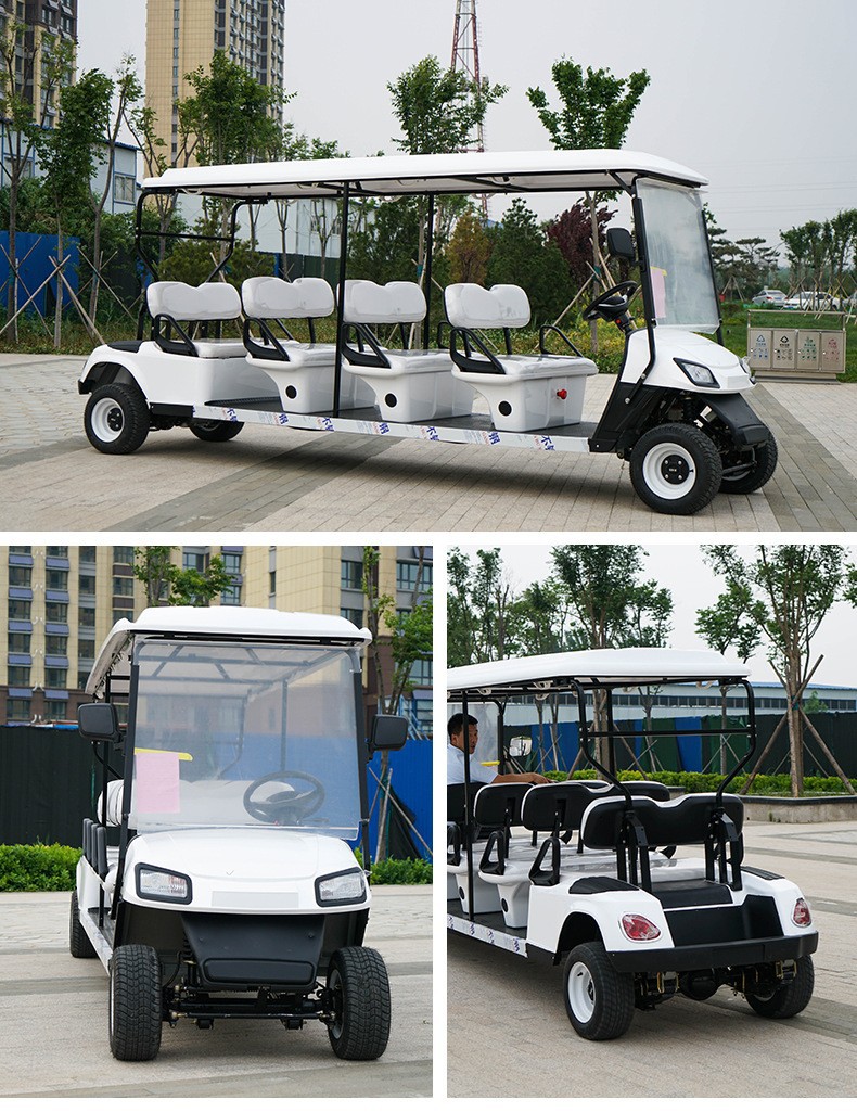 Golf Cart, Four-Wheel Sightseeing Vehicle, Hotel and B&B Property Viewing Tour Bus, Electric Sightseeing Car, Patrol Car