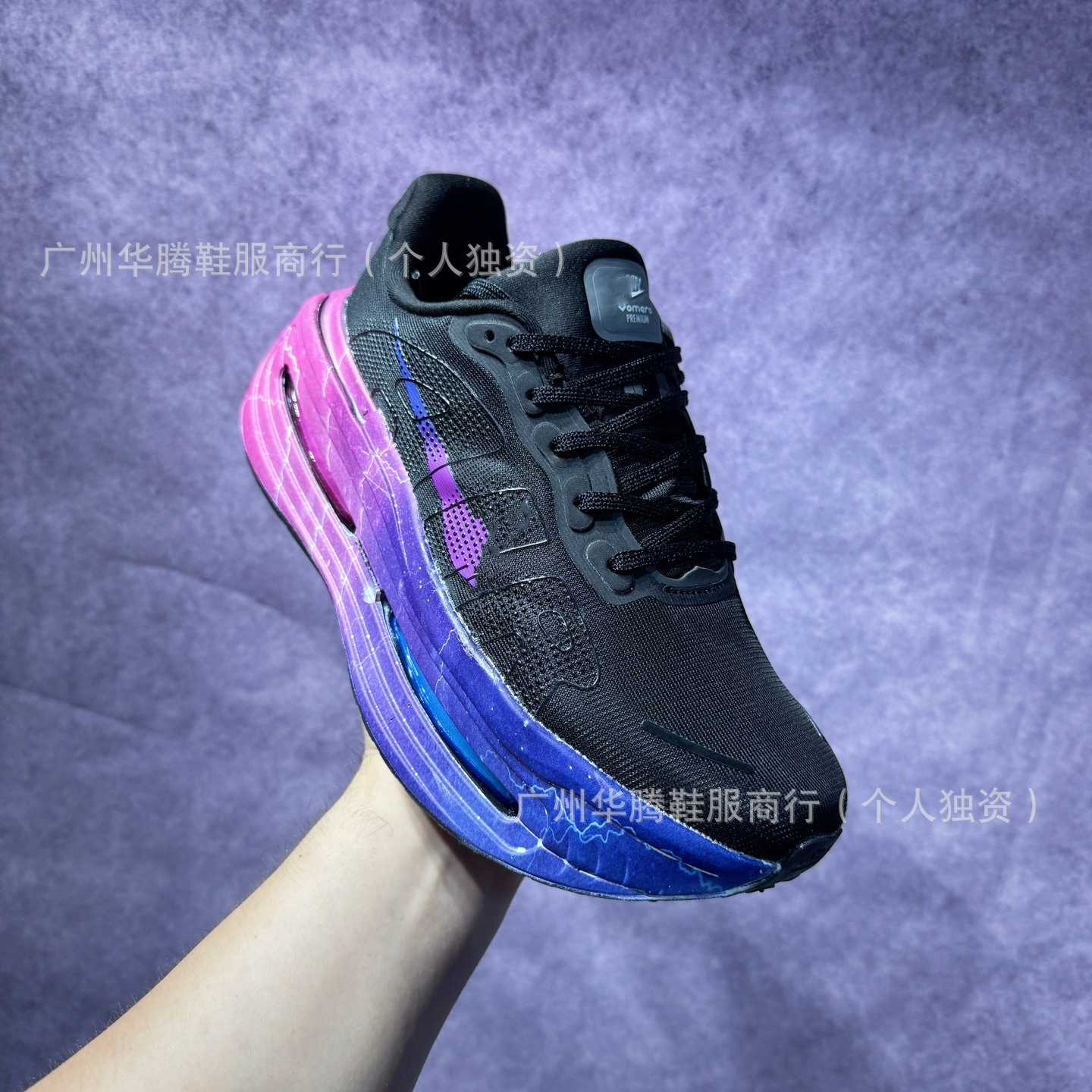 New Full-Length Air-Cushioned Air Zoom Vomero Shock-Absorbing Thick-Soled Running Shoes Marathon Training Shoes for Men and Women