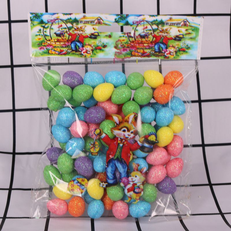 Spot multi -color optional 1.5*1.8cm Easter color foam bright gold…