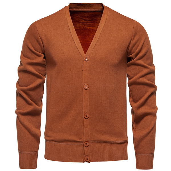 demi-season casual solid color insulated sweater
