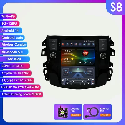 Screen Car Navigator with — DVD Navigation - 8128g-wifi4g-lte-version-7862-carplay-eight-core-97inch-suitable-for-16-22-nissan-navara