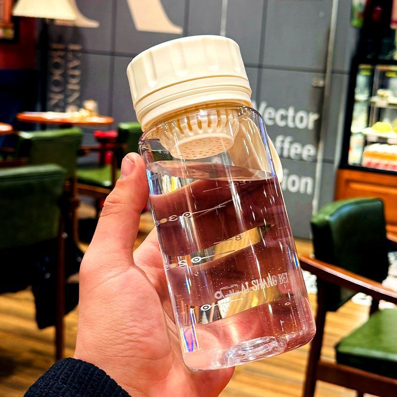 Nuevo asa simple de gran capacidad, separación de té y agua, estudiantes masculinos y femeninos resistentes a altas temperaturas, taza simple y fácil, taza de té