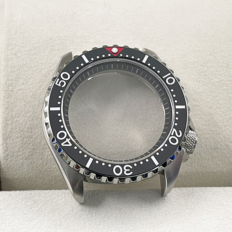 42m SKX 007 009 watch accessories case sapphire glass ceramic ring luminous stainless steel shell copper inner shadow 42m SKX 007 009 watch accessories case sapphire glass ceramic ring luminous stainless steel shell copper inner shadow