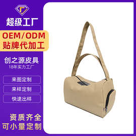 韩版潮流百搭大容量单肩包日系运动风手提旅行包斜挎女包定制