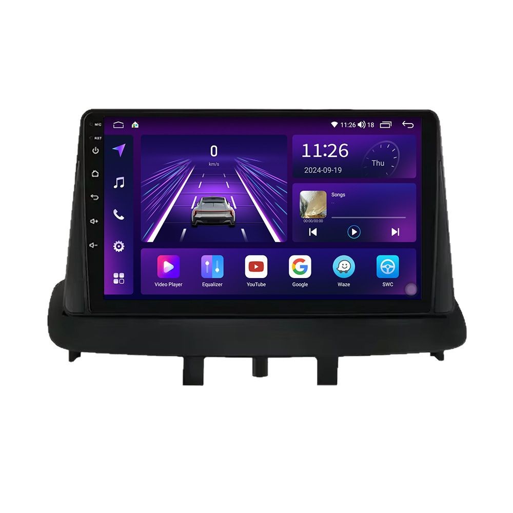 Suitable for 08-14 Renault Megane 3 car Android large-screen navigator GPS Bluetooth navigation all-in-one machine 5