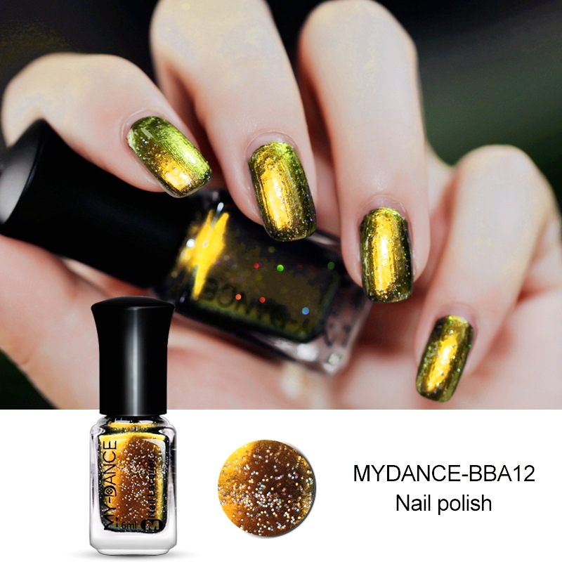 Nuevo esmalte de uñas camaleón aceitoso no pelado insípido de larga duración sin hornear fábrica al por mayor Internet celebridad cielo estrellado manicura