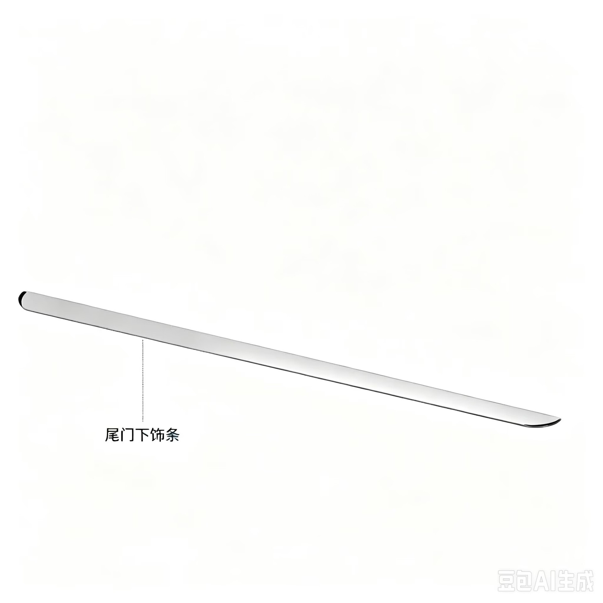Suitable for 16-22 Mercedes-Benz GLC modified stainless steel tailgate trim, trunk bright strip, anti-scratch decorative strip