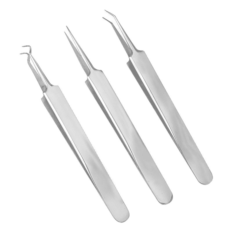 Acero inoxidable acné clip embalaje en bolsas acné aguja blackhead acné herramientas suministro directo de fábrica en stock