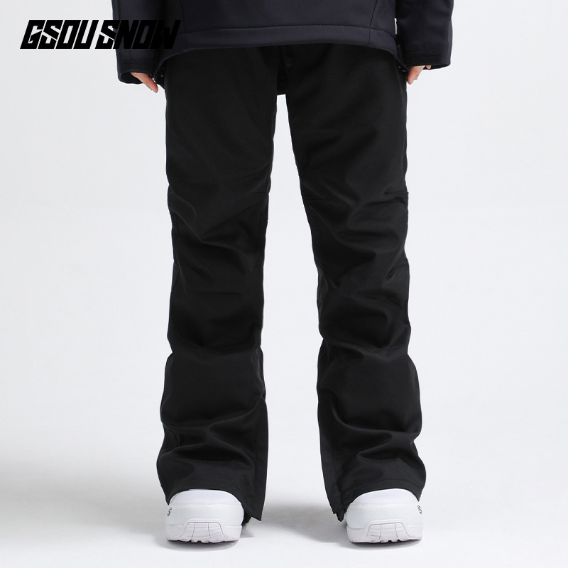 Narty damskie snowboardowe podwójne deski ciepłe wodoodporne kombinezony śnieżne sprzęt do jazdy na nartach spodnie śnieżne męskie_voghion.com