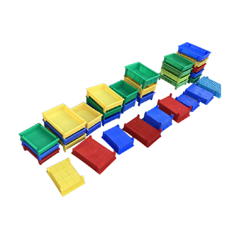 厂家现货深圳宝安18650锂电池周转盒 塑料方盒 彩色塑料零件盒