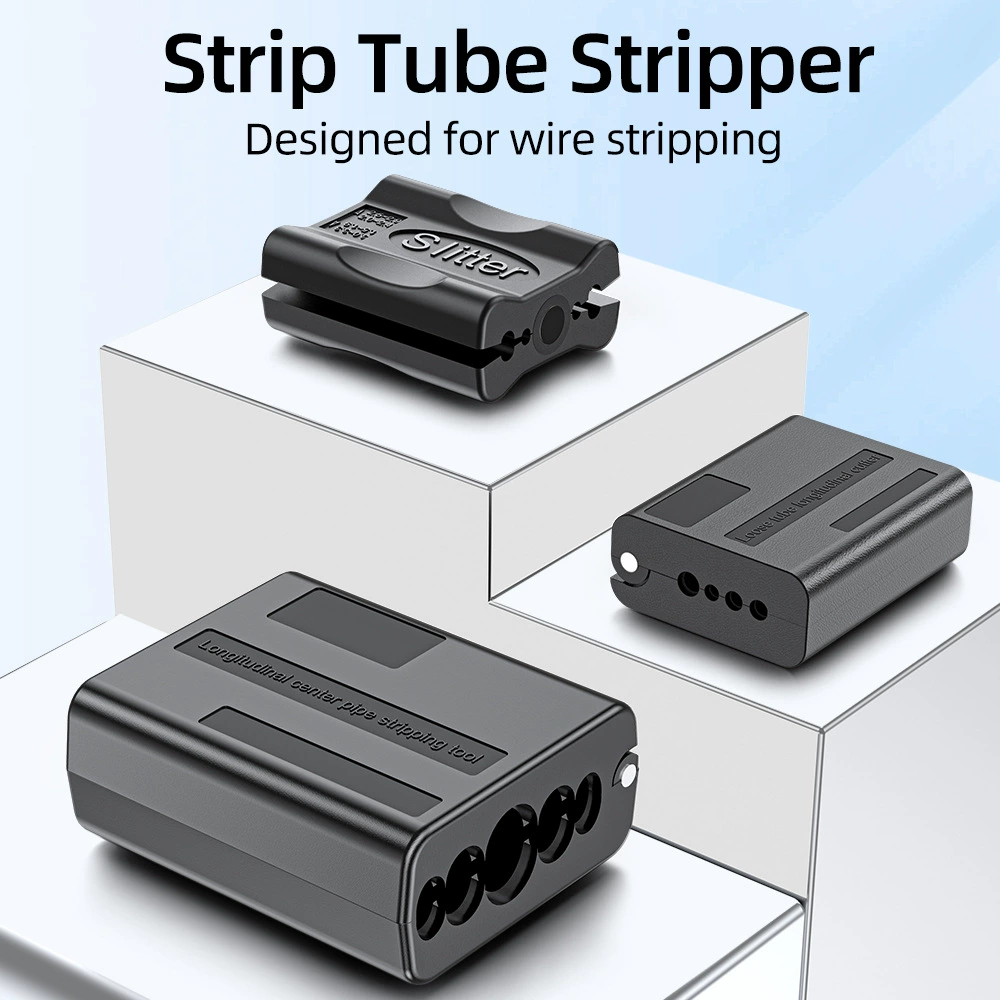 Продольный Стриппер для лучевой трубки свободная трубка волоконно-оптический кабель нож для зачистки кабеля открывалка для кабеля лучевая трубка люк на крыше инструмент кожаный Кабельный нож