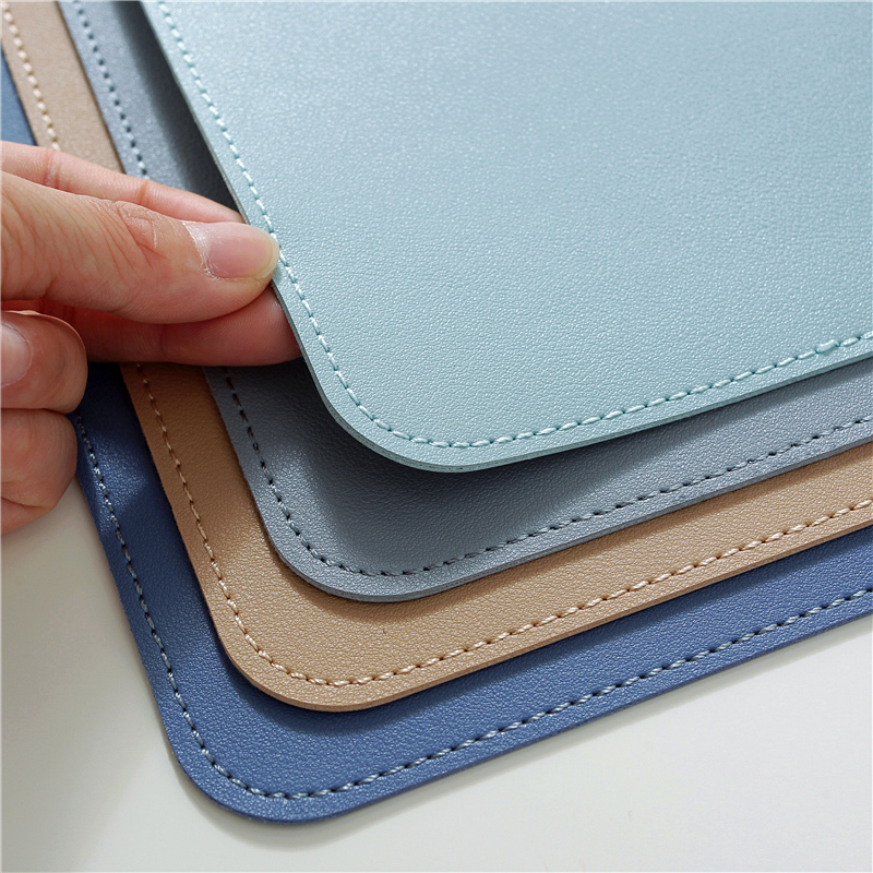 Leather Manicure Mat Large Solid Color Dressing Table Mat Laptop Keyboard Leather Mat Leather Manicure Mat