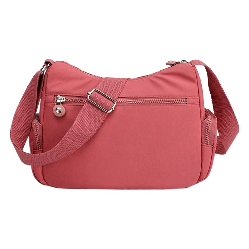 Nueva moda popular bolsa de hombro de gran capacidad versátil diario bolsa de mensajero de las mujeres de nylon casual bolsa de cosméticos bolsa de la momia