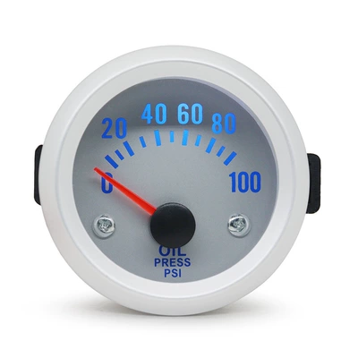 Selling 2-Inch 52mm Silver Surface: automobile instrument - oil-pressure-gauge