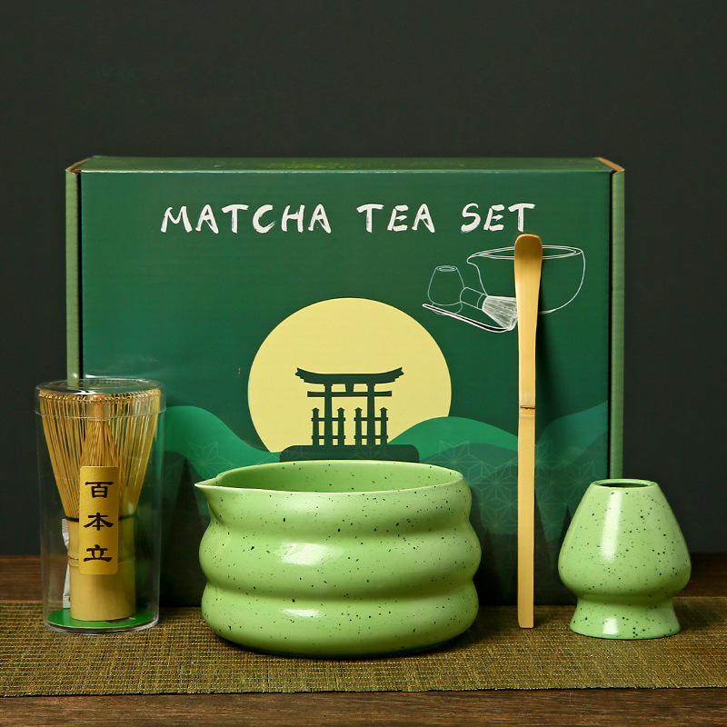 抹茶碗打抹茶宋代点茶工具陶瓷茶筅立搅拌器日式竹抹茶刷茶筅套装|undefined