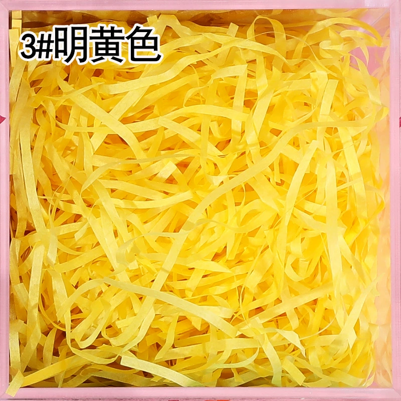 Плотный обложной карт зубчик raffia порванная бумага шелк 50g 30g бумага шелк упаковочная подарочная коробка декор заполнение цветной стружкой бумажные полоски