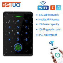 tuya涂鸦 WIFI门禁机防水触摸密码指纹刷卡控制器手机APP远程开门