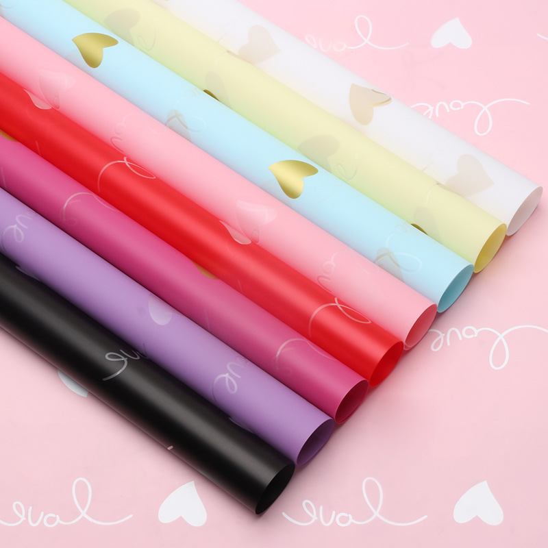 Huaxi enamorado de flores papel de embalaje impermeable Han Su niebla papel de regalo ramo de flores papel de embalaje de flores image 4