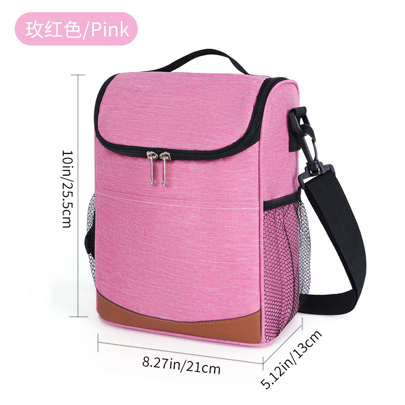 Nueva bolsa de picnic de tela de Oxford bolsa de hielo al aire libre bolsa de aislamiento para viajar al trabajo bolsa de comida impermeable explosión catiónica