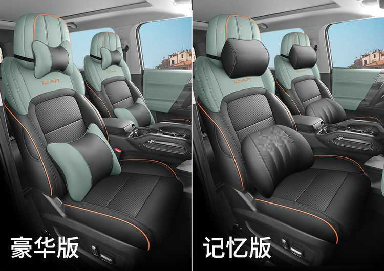 Special seat covers for Chery iCAR03, 24 models of car seat cushions, full coverage perforated leather iCAR03 seat covers, all-season cushion