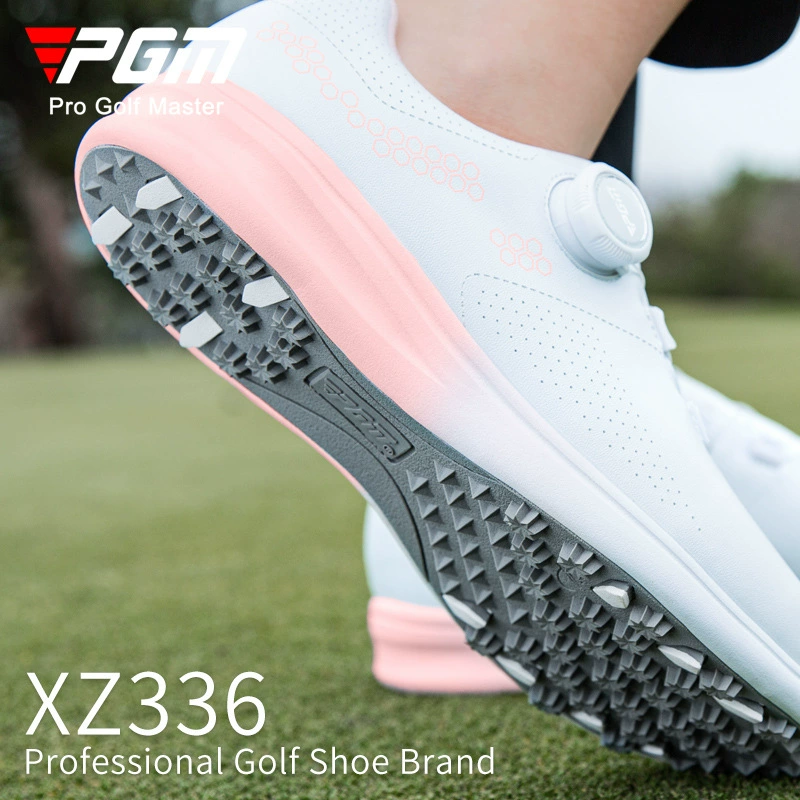 PGM Sakura Golf Shoes Женские Водонепроницаемые Спортивные Обувь Анти -Бок Строй Легкий Строй Строй Строй Сплошной Терраде