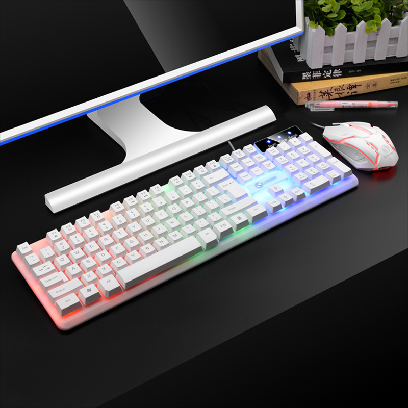 LIMEIDE力マグネシウムGTX350ゲーム発光キーボードマウスUSB機械手触り有線キーマウスセットクロスボーダー|undefined