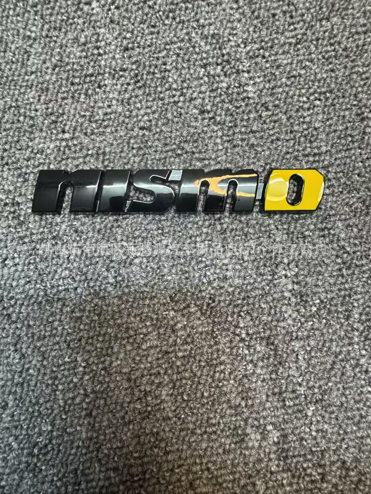 New Nismo Metal Car Logo Nissan Patrol Sylphy Teana English Letter Rear Car Logo Modified 3D Three-Dimensional Sticker