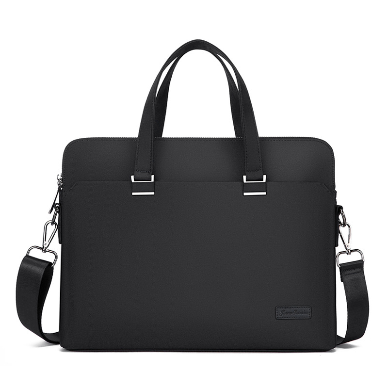 Qianao Kangaroo Men's Business Conference Briefcase Single Shoulder Crossbody Laptop Bag Custom Logo Printing