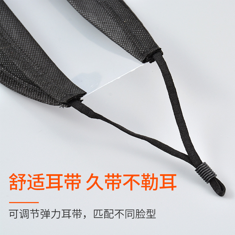 跨境 防护口罩防唾沫聋哑人唇语口罩透明可视 口罩定 制