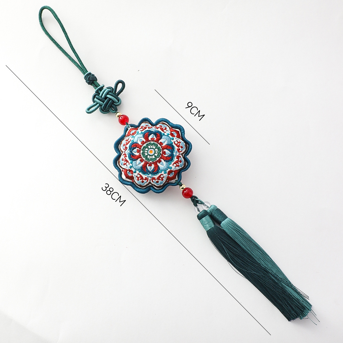 Nuevo bordado de siete colores cordier colgante de bordado decoración caja de regalo embalaje de flores DIY material de arte