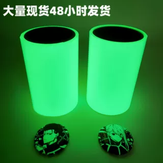 反光夜光不干胶夜光徽章发光贴纸加厚消防刻字发光膜带胶荧光材料