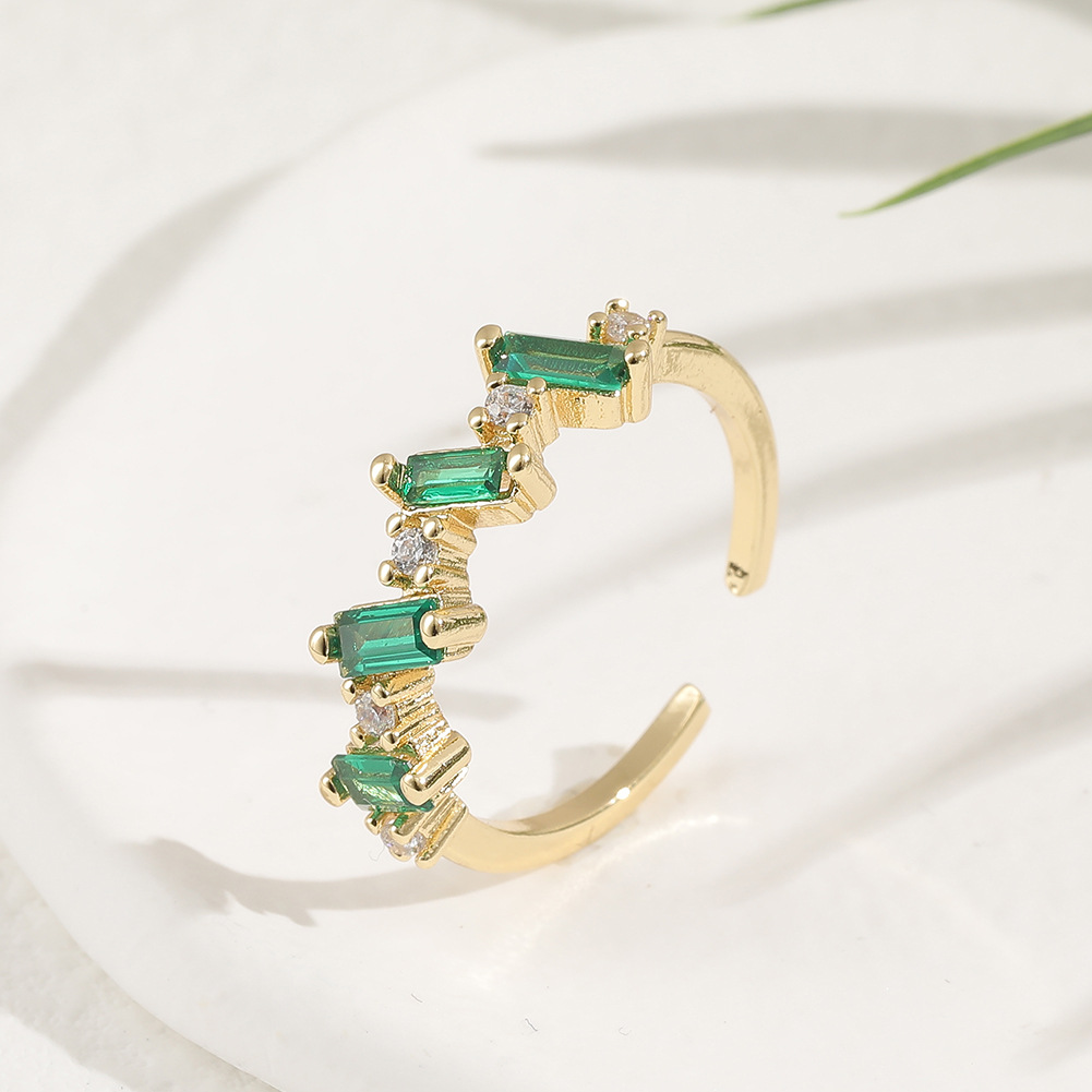 womenu0027s diamond-encrusted copper hand jewelry engagement tail ring