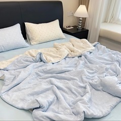 小清新全綿二重糸夏涼は柔らかい通気性のある韓国系学生のエアコンが薄い布団に洗濯されて卸売りされます。