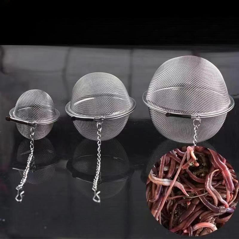 Catering string hook bait cage, long-range thrower, yellow catfish mesh bait cage, kitchen gadget