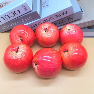 仿真粉苹果模型假苹果假水果红富士苹果洛川花牛苹果道具水果装饰